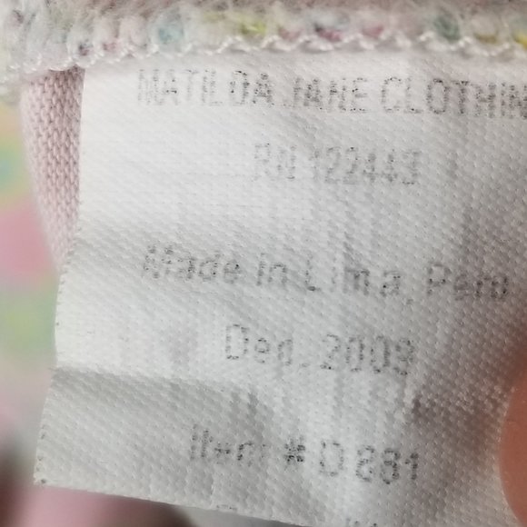 MATILDA JANE Size 8 Butterbee Lap Dress Hammond Bay Girls Floral RARE #2903 - Picture 6 of 9